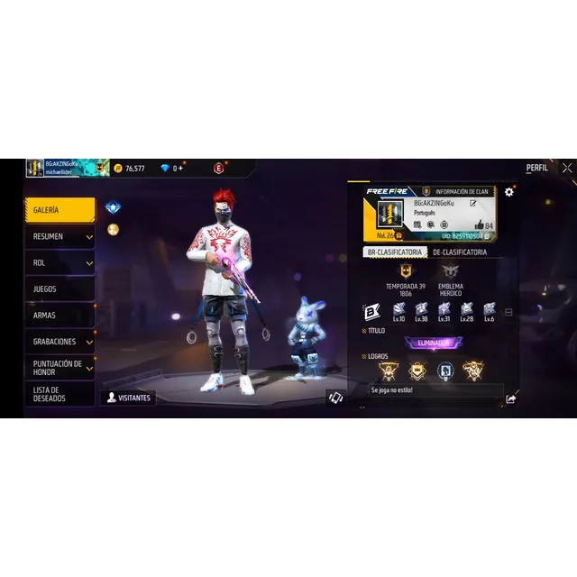 Vendo Está Cuenta De Free Fire De Región Brasil 