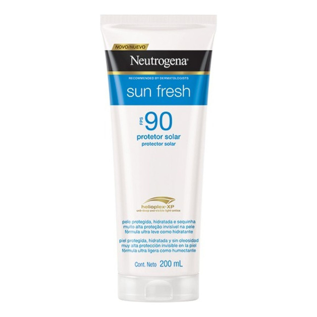 Protetor Solar Fps 90 Sun Fresh 200ml Neutrogena Protetor Solar Fps 90 Sun Fresh 200ml Neutrogena