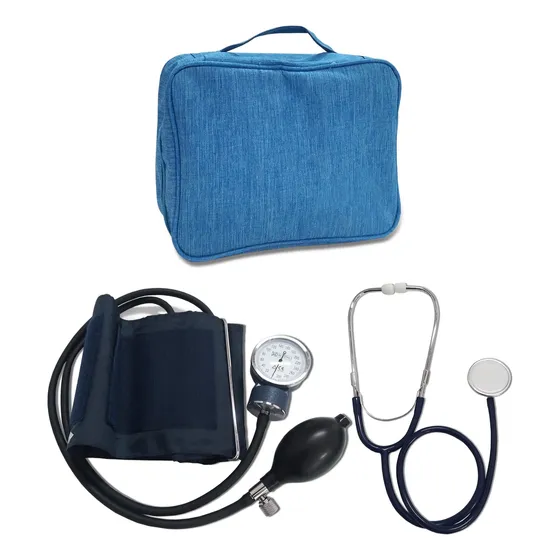 Tensiometro Manual Aneroide Estetoscopio Profesional Bolso