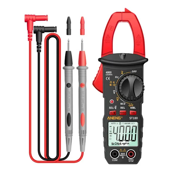 Pinza Amperimetrica Ac/dc St180 Con Capacimetro Marca Aneng
