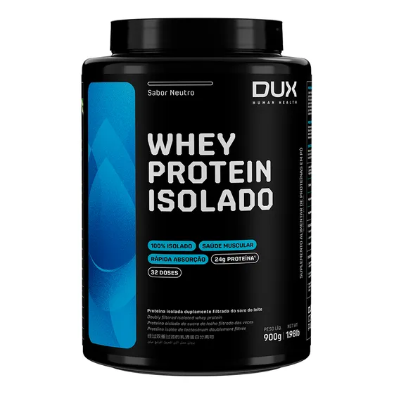 Whey Protein Isolado - Pote 900g Sabor Baunilha