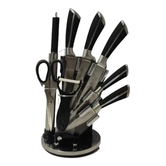 Juego De Cuchillos Epicure Con Base Giratoria 