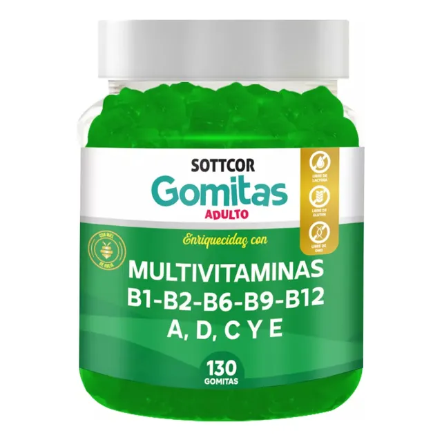Multivitaminas A, B, C, D, E Gomitas X 130 Unid Sotcor