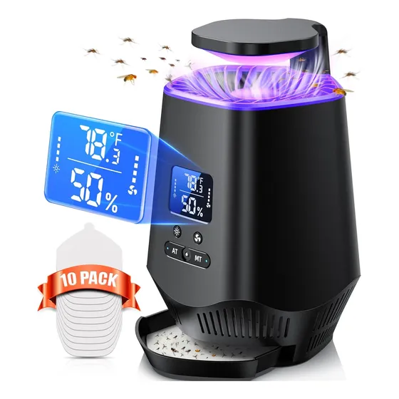 Trampa Inteligente Insectos Sensor Temperatura Y Humedad