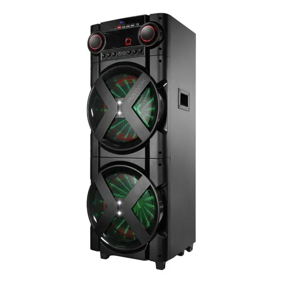 Torre Som Amplificada Polyvox Tws Torre 127/220V 2 Woofer 12 Xt-2000t