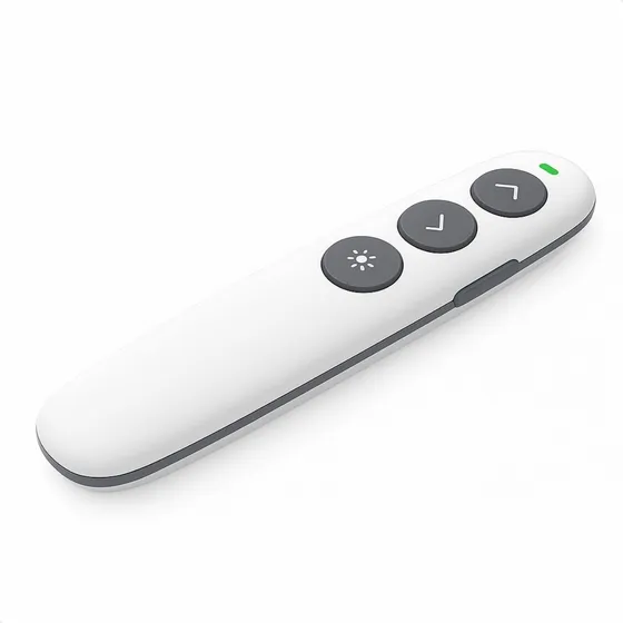 Apresentador Slide Sem Fio Usb Aportex Recarregável Branco