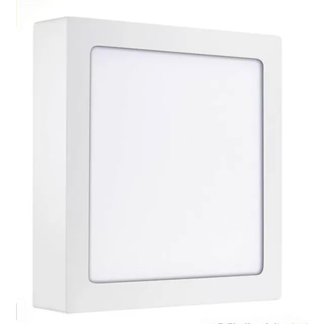 Panel Cuadrado Superficial Led 12w 3000k Marca Smartlight 