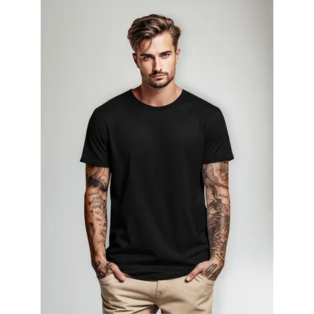 Polera Premium Algodón 100% Manga Corta Basico Estampar