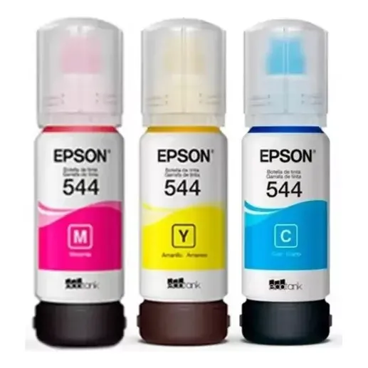 Combo Tintas Epson X 3 T544 L3110 L3150 L5190 Tinta Magenta | Amarillo | Magenta