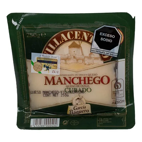 Queso Manchego García Baquero Curado 250g