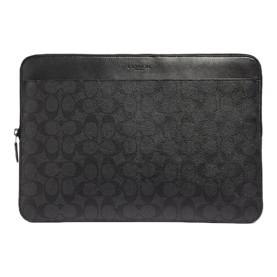 Coach Funda Para Laptop Lona Distintiva Negro -