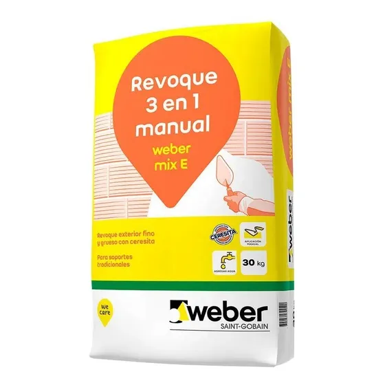 Weber Mix  Revoque Manual 3 En 1 X 30kg