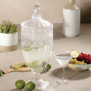 Suqueira De Cristal Com PĂ© E Tampa Brandon 4,5l Wolff Suqueira De Cristal Com PĂ© E Tampa Brandon 4,5l Wolff