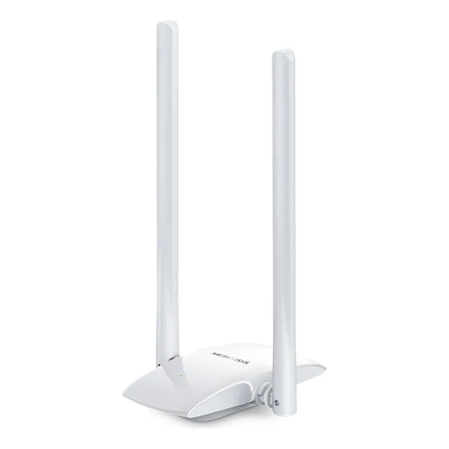 Placa Red Usb Wifi Mercusys Mw300uh 300mbps Doble Antena Ext