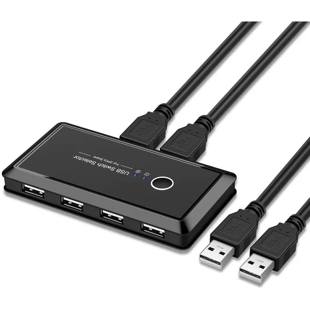 Conmutador Switch Interruptor Selector Kvm Usb 2.0
