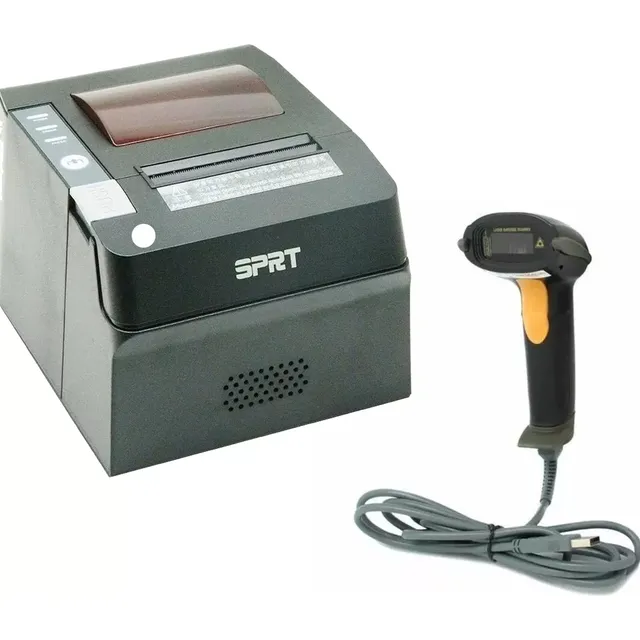 Impresora Pos Termica 80mm Usb+lector Codigo De Barra Laser 