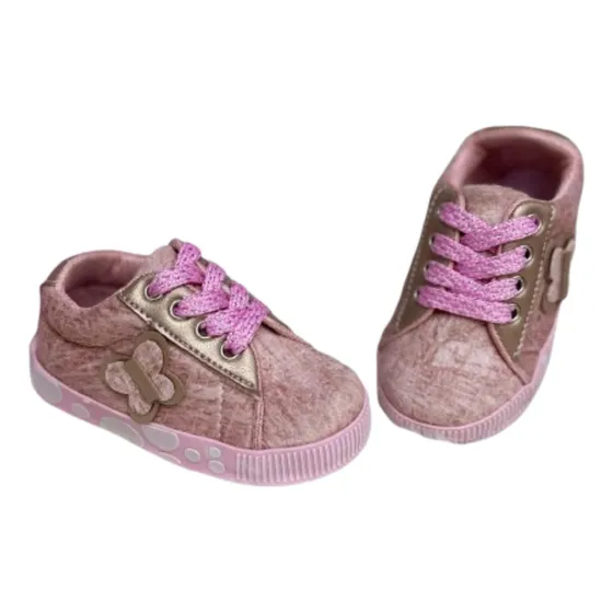 Botas Deportivas De Niña Con Cordones