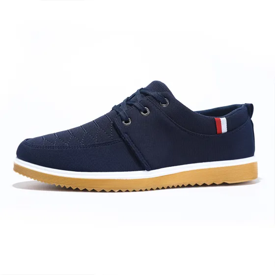 Zapatos Hombre Casuales Vestir Lona Transpirables Cómodos