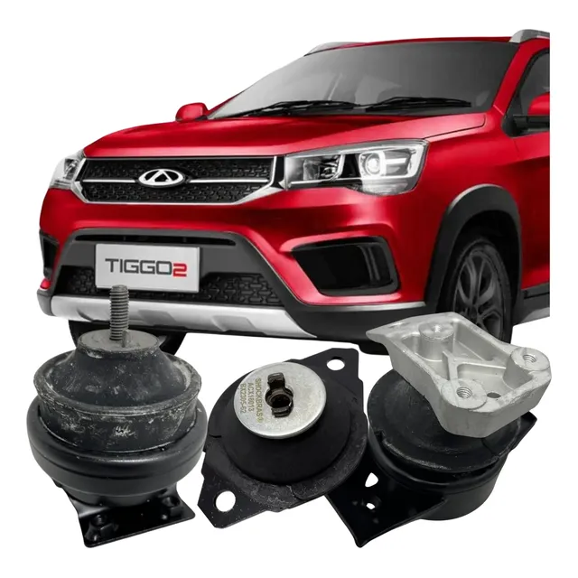 Kit Calço Coxim Motor Câmbio Chery Tiggo 2 2018 2019 2020
