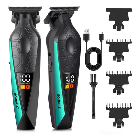 Máquina De Acabamento Zero Gap Recarregável Azul 127/220v