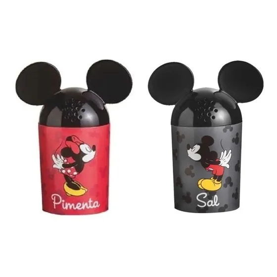 Kit 2 Porta-temperos Disney Mickey Sal/pimenta - Avon