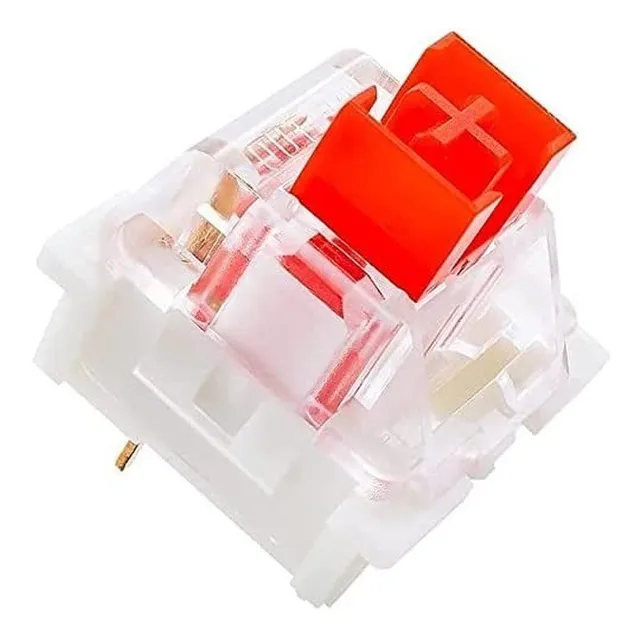 10 Piezas Switch Dustproof Mecánico Rojo Tipo Cherry Mx