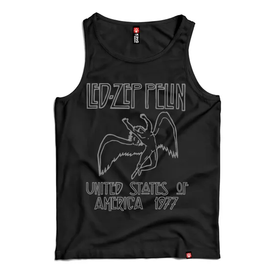 Camiseta Regata Led Zeppelin United States 1977