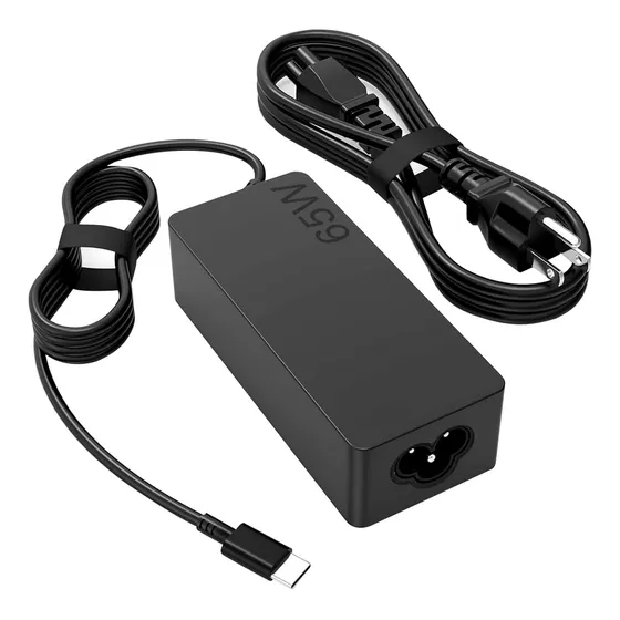 Cargador Para Laptop 65w Usb Tipo C 20v 3.25a Negro