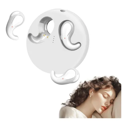 Fone Ouvido Sem Fio Bluetooth Eletro Mex J-60w, Compacto E Confortável, Graves Poderosos E Impactantes Bluetooth 6.0, 30h De Reprodução Resistência, Corrida, Sono, Branco