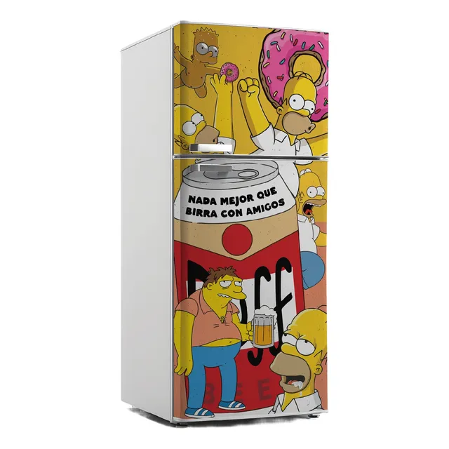 Vinilo Ploteo Decorativo Heladera - A Medida Calidad Premium