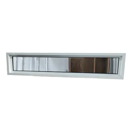 Ventana Línea Herrero Paño Fijo Aluminio 80x20 Cm