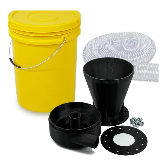 Kit Separador Ciclónico Polvo Aserrín Viruta 3d Optimizado