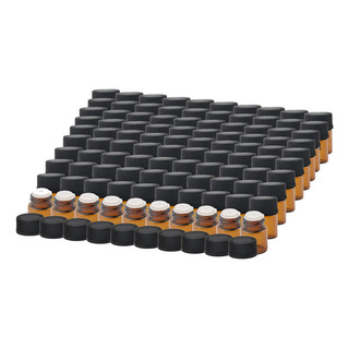100 Uds Mini Botellas De Vidrio Botella Conectar Tapón 1ml 100 Uds Mini Botellas De Vidrio Botella Conectar Tapón 1ml