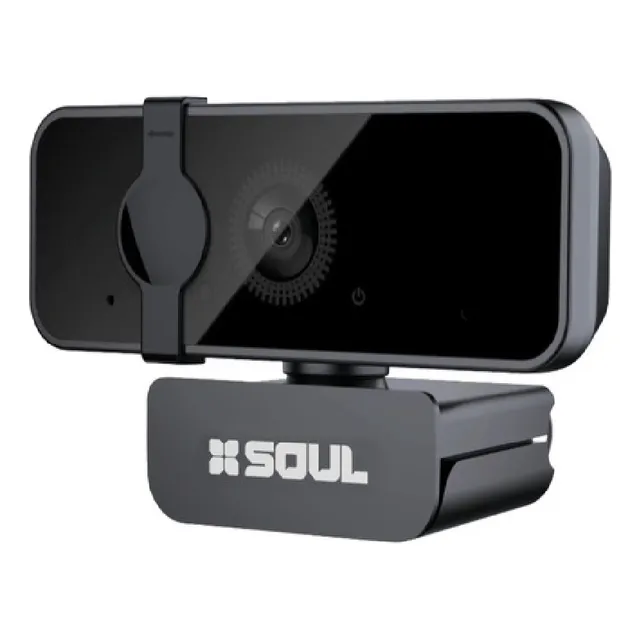 Camara Web Full Hd Soul Con Soporte Negro 1280x720 Microfono