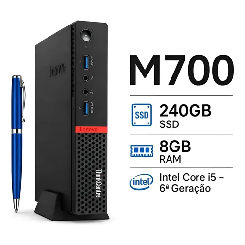 Mini PC Lenovo M Tiny M910 Intel Core i5 - 8GB de RAM - 240GB