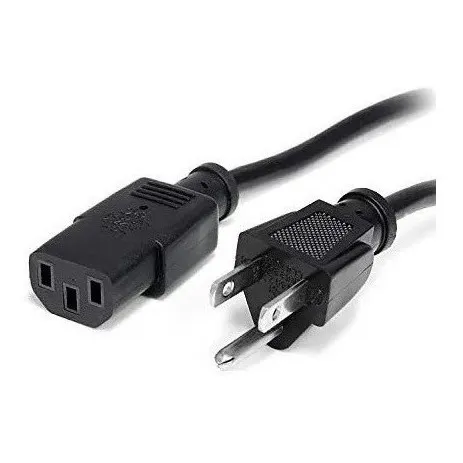 Cable De Corriente Energia Pc Cpu Tv Computadora Monitor Ups
