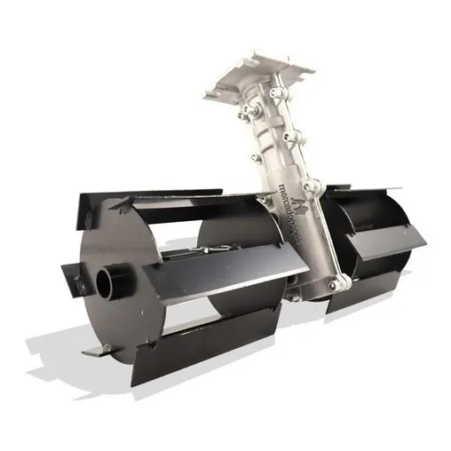 Enxada Rotativa Para Roçadeira Tubo 28mm Com Eixo 9 Estrias