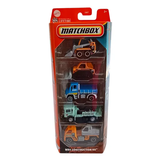 Matchbox Construcción Vii 5 Pack
