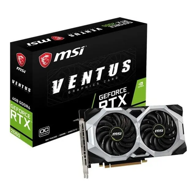 Msi Gaming Geforce Rtx 2060 6gb Gdrr6 192-bit Hdmi/dp Ray Tr