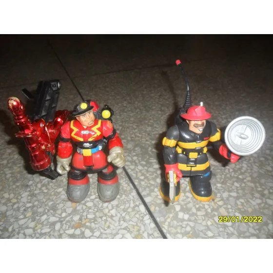 Muñecos Heroes Al Rescate Mattel Línea Fisher Price Usado