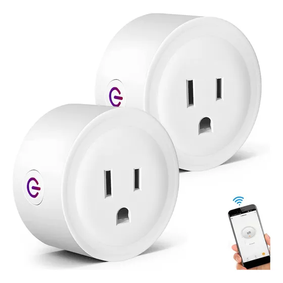Enchufe Inteligente Wifi Alexa Contacto App Smart Plug Color Blanco