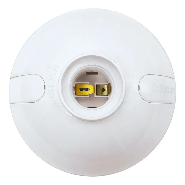 Wall Socket Oval Con Rosca E27 Color Blanco P21b Bticino