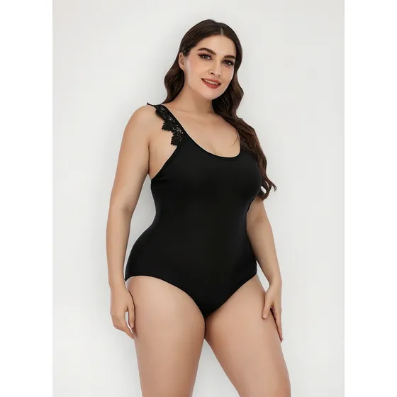 Malla Entera De Dama Negra  Para Playa Con Filtro Uv