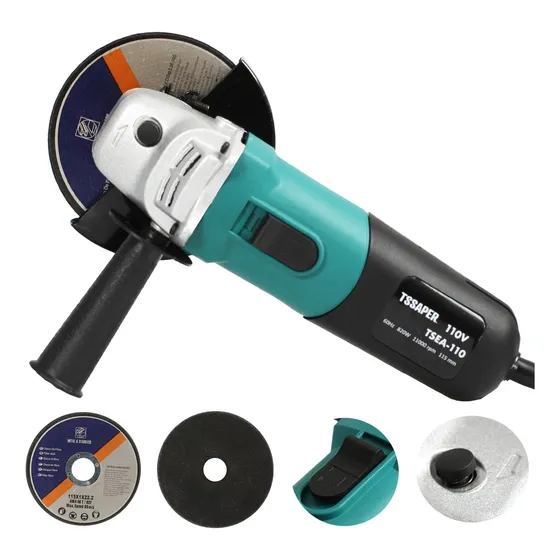 Esmerilhadeira Lixadeira Angular 820w 4.1/2 11000rpm Tssaper 127V