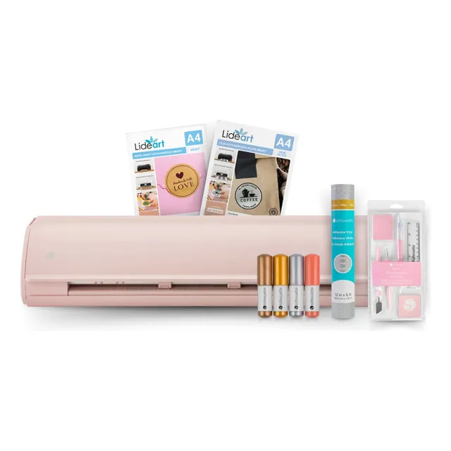 Kit Completo Emprende Silhouette Cameo 5 Rosa