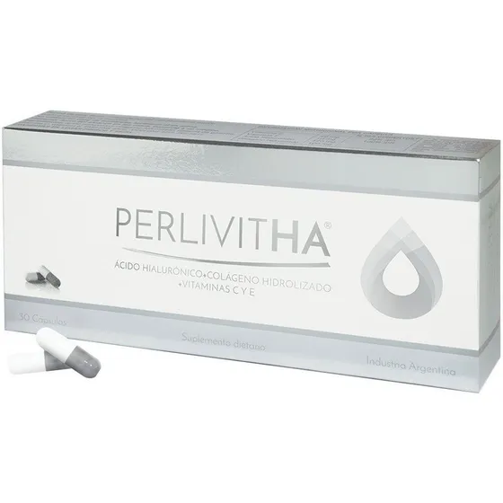 Perlivitha X 30 Cápsulas Ácido Hialurónico Colágeno Momento de aplicación Día/Noche Tipo de piel Normal