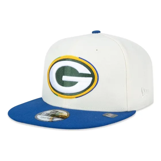 Bone New Era 950 Aba Reta Bay Packers Bege Core Lançamento