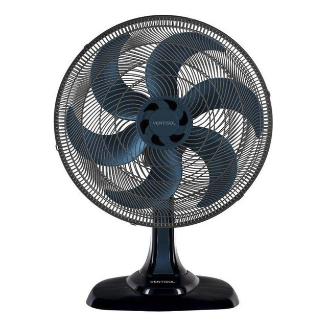 Ventilador Osc Mesa Turbo 6p 50cm Azul 127v Premium Cor Da Estrutura Preto Ventilador Osc Mesa Turbo 6p 50cm Azul 127v Premium Cor Da Estrutura Preto