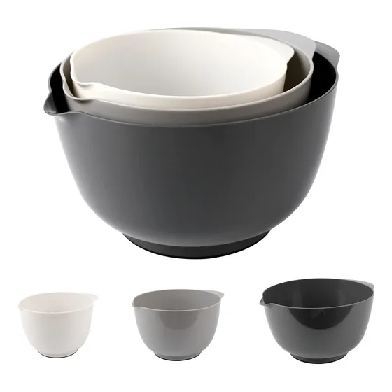 3 Cuenco Clasico Plastico Bpa Apto Para Microonda
