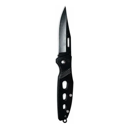 Cuchillo Navaja Tactico Cazador, Militar Camping 746 Color Negro-1